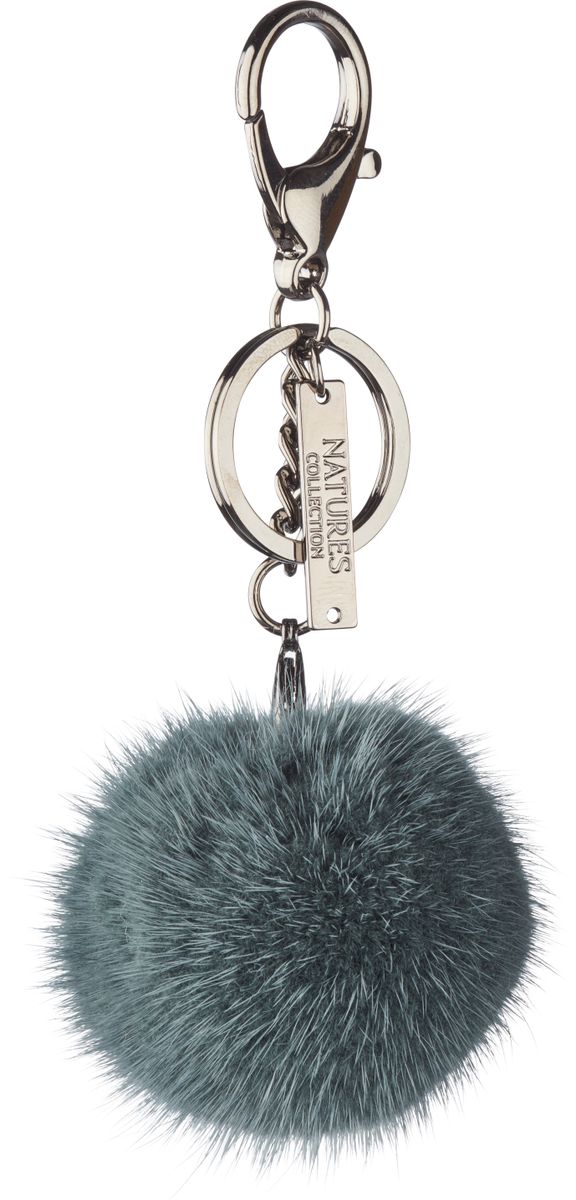 Pompon Schlüsselanhänger | Nerz Modeaccessoire | Lammfellhaus.at