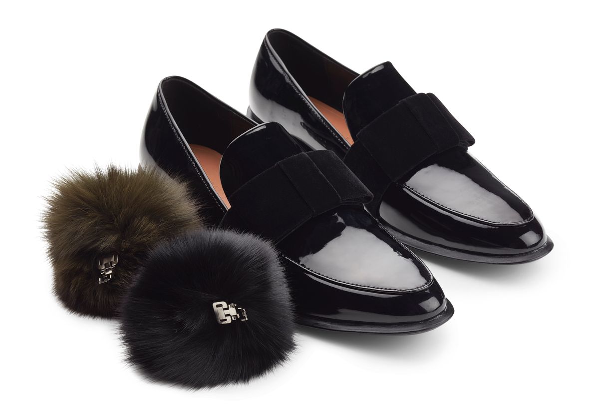 Pompon Schuhclip | Fuchs Fellschuhe | Lammfellhaus.at