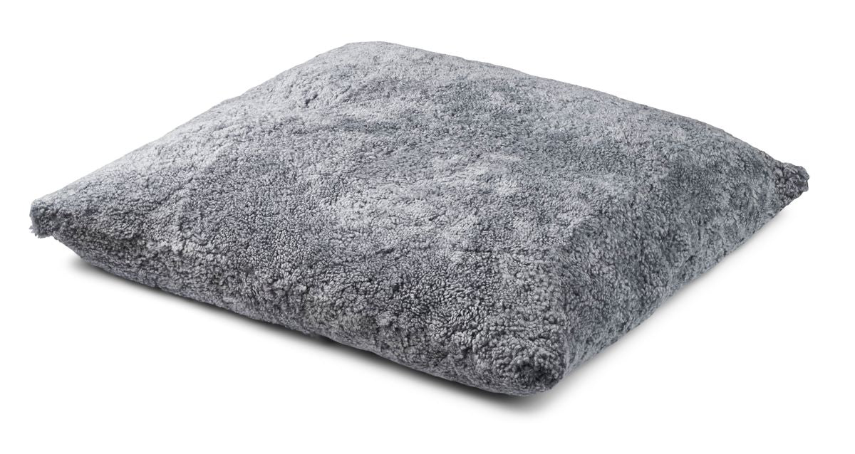 Lammfell Sitzsack | Kurzhaar | Neuseeland | Doppelseitig | 90x90 cm Fellkissen | Lammfellhaus.at