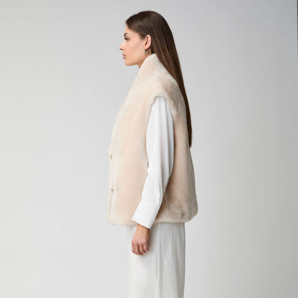 Lorena Weste | Shearling Beige