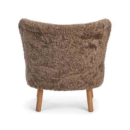 Emil Loungesessel | Lammfell Premium Taupe