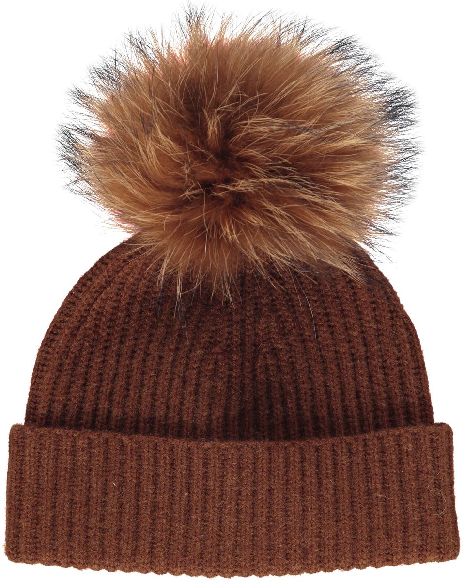 Mathilde Beanie | Wolle, Waschbär Modeaccessoire | Lammfellhaus.at