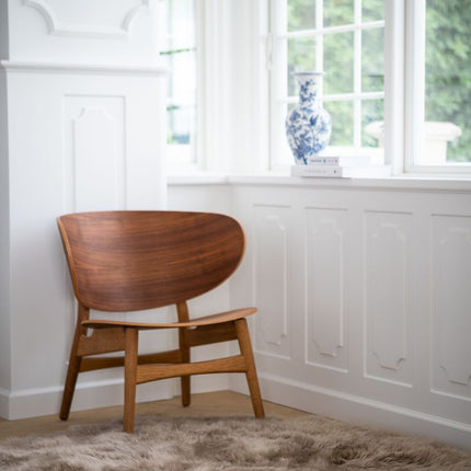Lammfell Designerteppich | Langhaar | Neuseeland | D140 cm Schwarz