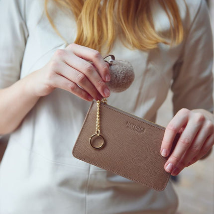 Tanya Portemonnaie | Lammleder Beige