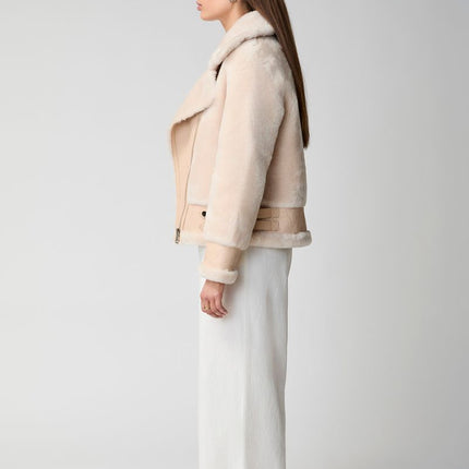 Annalon Jacke | Doubleface Beige