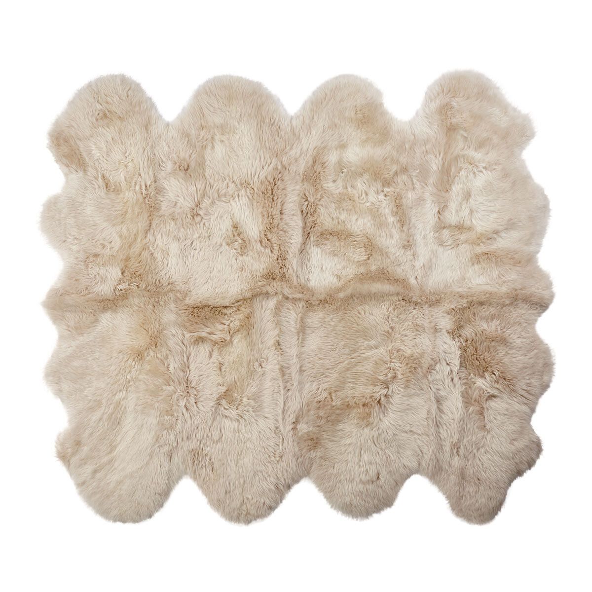 Lammfell Teppich Premium | Langhaar | Neuseeland | 180x214 cm Lammfelle | Lammfellhaus.at
