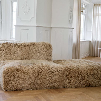 Julian Modulsofa | Sitzmodul | Curly | Neuseeland Honig