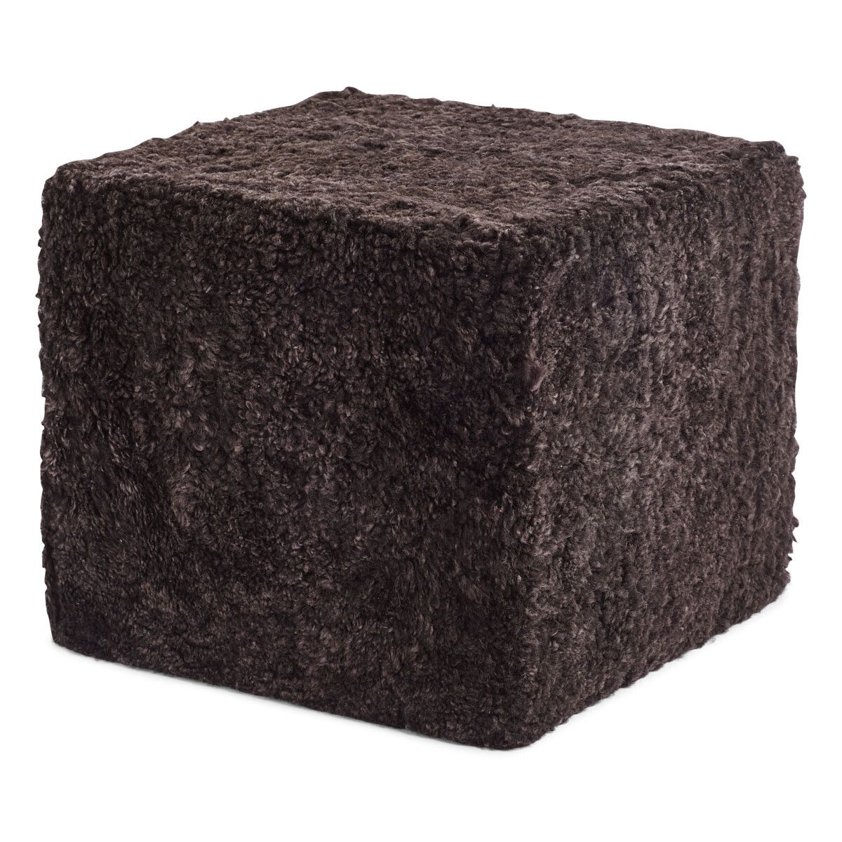 Lammfellpouf Premium | Kurzhaar | Neuseeland | 40x40x35 cm Poufs | Lammfellhaus.at