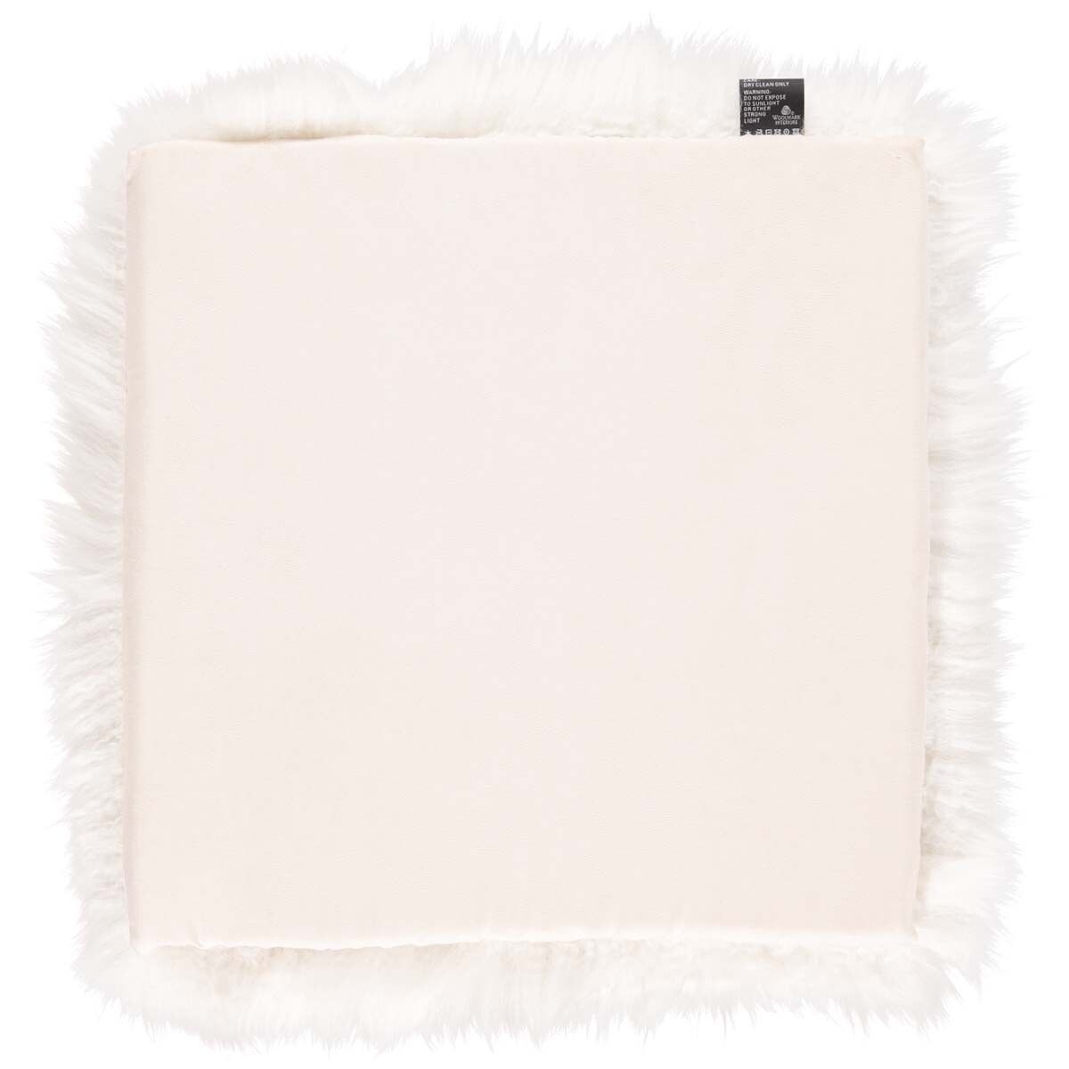 Lammfell Stuhlauflage | Langhaar | Neuseeland | 37x37 cm Sitzkissen | Lammfellhaus.at