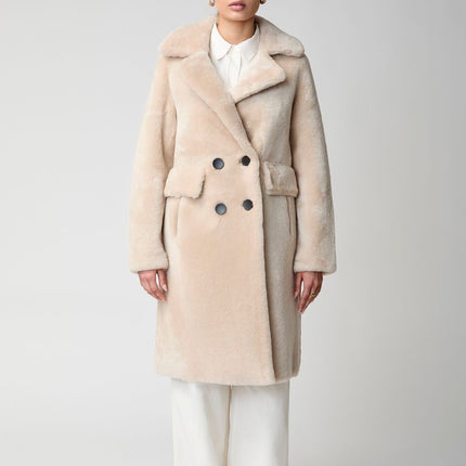 Ivy Mantel | Doubleface Beige