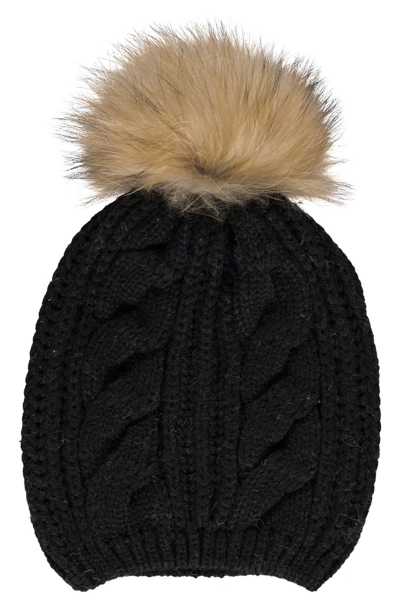 Stine Mütze | Wolle, Waschbär Modeaccessoire | Lammfellhaus.at