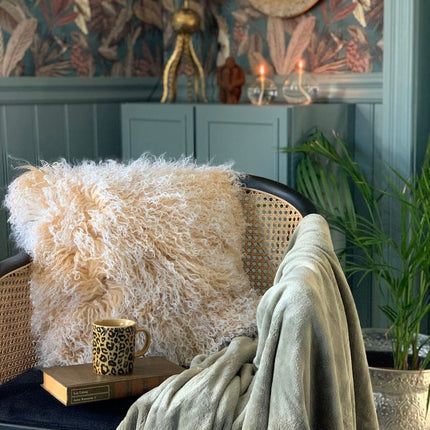 Fellkissen | Tibet | 50x50 cm Arctic Sunrise