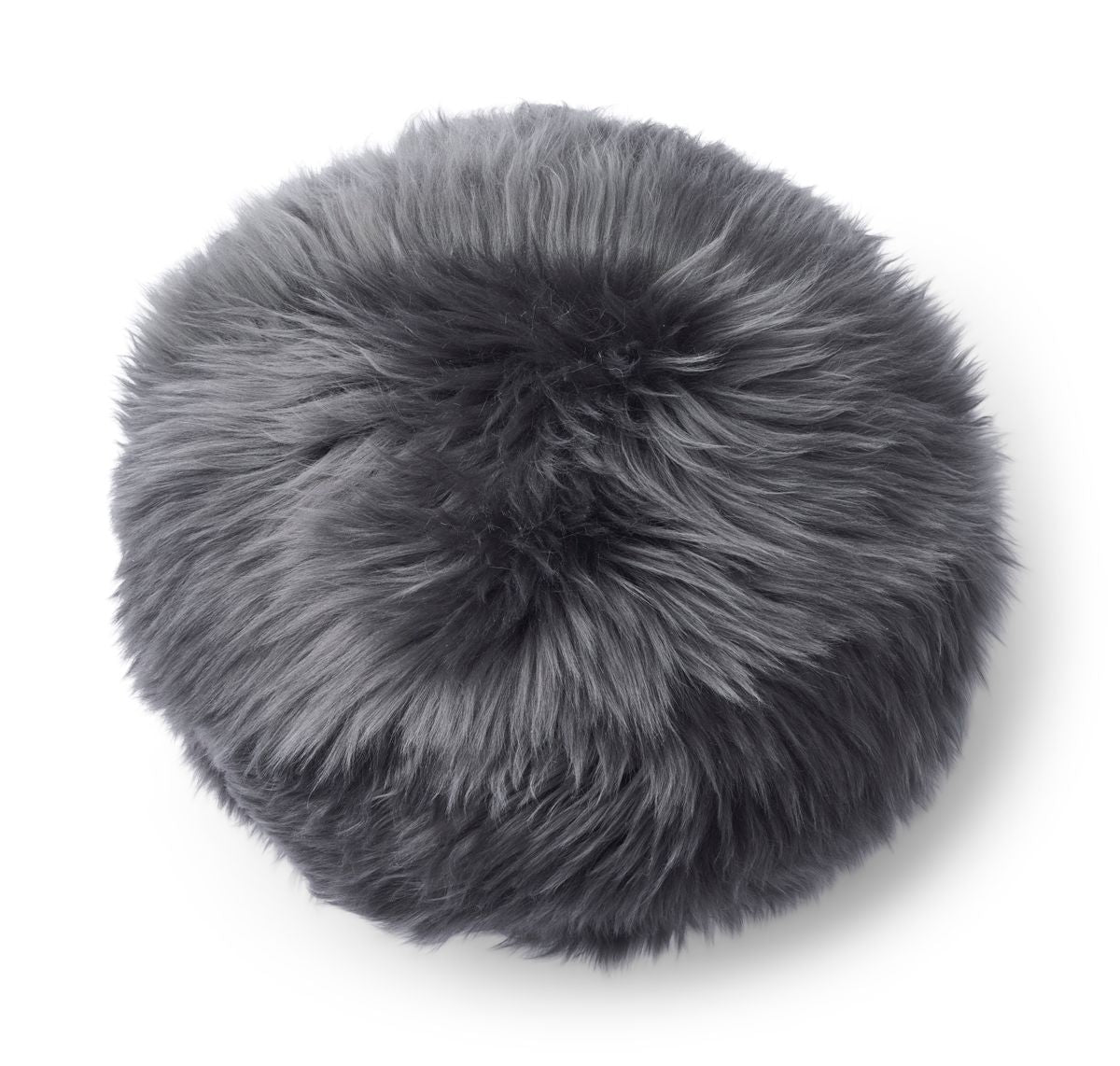 Angelite Kissenball | Langhaar | Neuseeland | D25/30/35 cm Fellkissen | Lammfellhaus.at