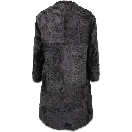 Sofia Jacke | Kalgan Lammfell Dunkelgrau