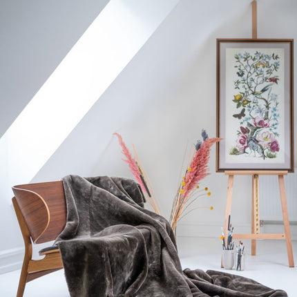 Decke | Doubleface Collection | Kurzhaar | Australien | 140x200cm Schwarz