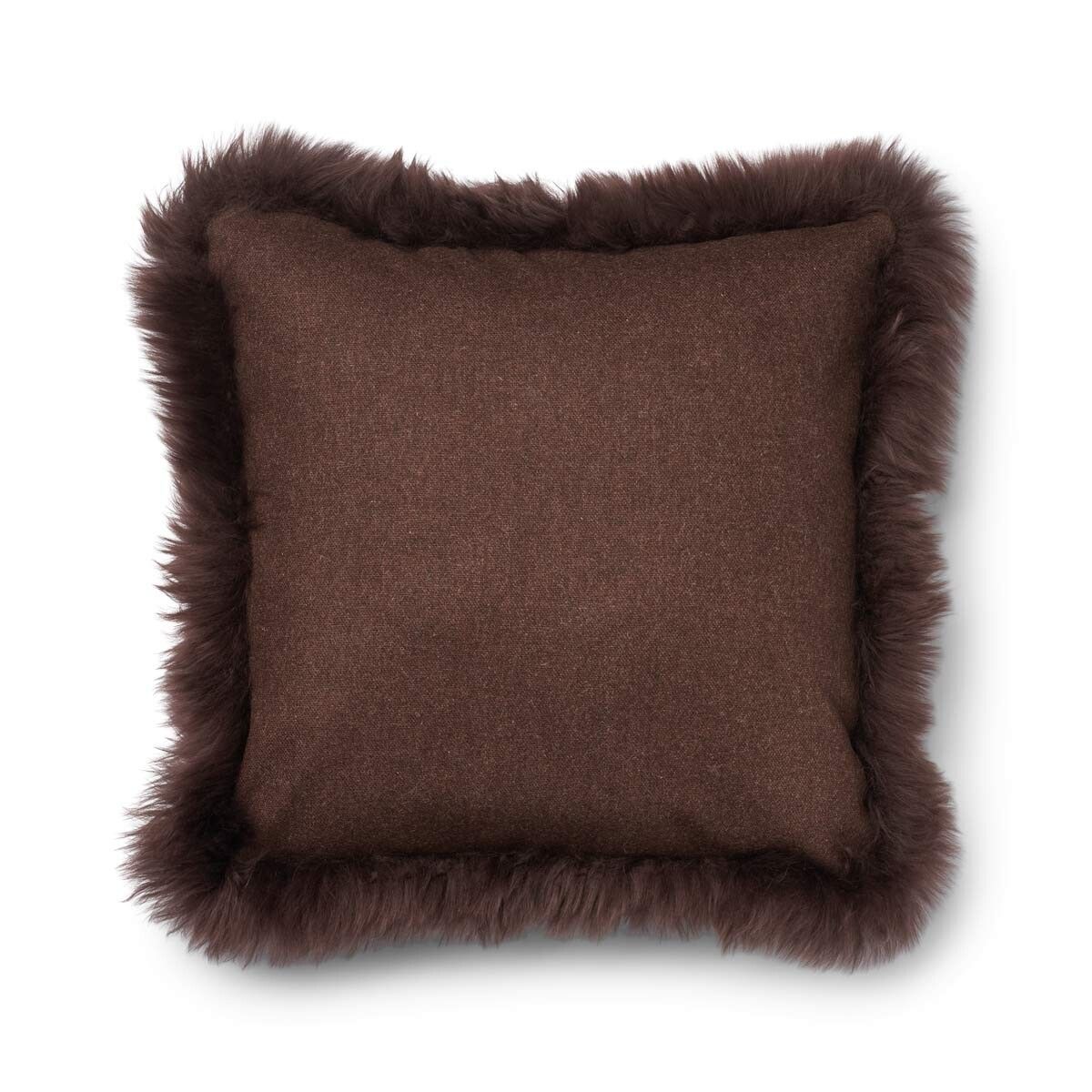 Wollkissen | 100% Wolle | Fellborte | 52x52 cm | 34x52 cm Fellkissen | Lammfellhaus.at