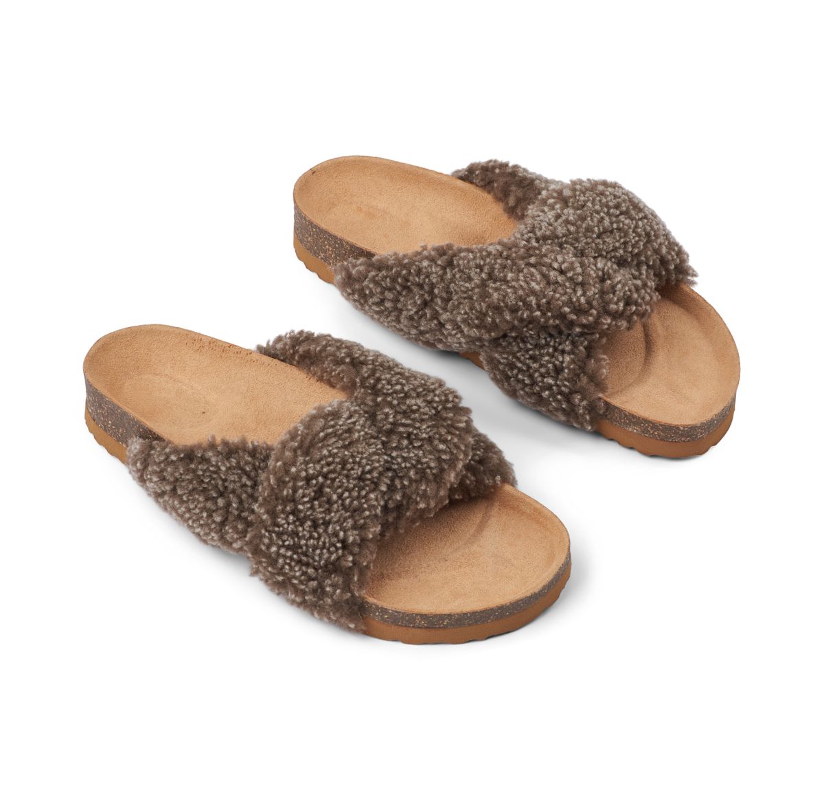 Lilly Kreuz Slippers | Neuseeland | Größe 35-42 Fellschuhe | Lammfellhaus.at