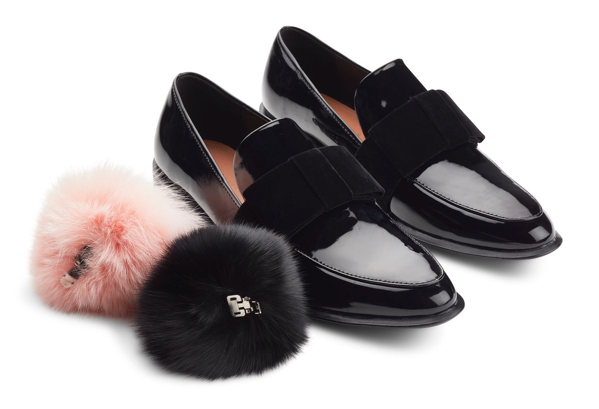 Pompon Schuhclip | Fuchs Fellschuhe | Lammfellhaus.at