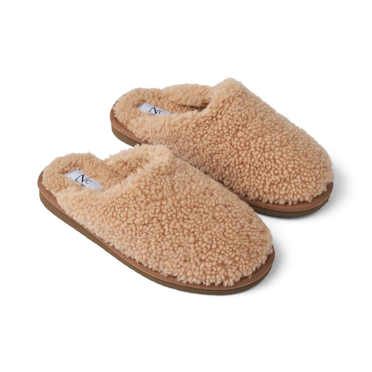 Unisex Curly Slippers | Lammfell Fellschuhe | Lammfellhaus.at