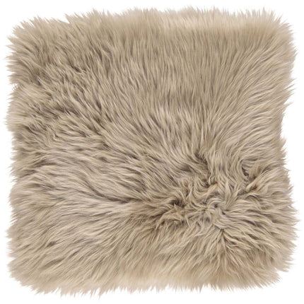 Lammfell Stuhlauflage | Neuseeland | 37x37 cm Taupe