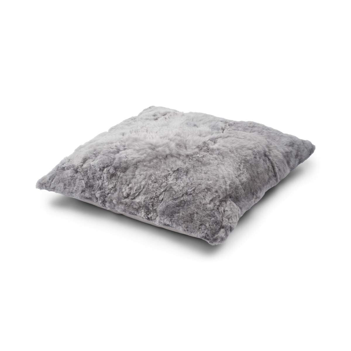Maxi Float Wollkissen | Alpaka Wolle | Einseitig | 90x90 cm Fellkissen | Lammfellhaus.at