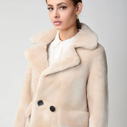Ivy Mantel | Doubleface Beige