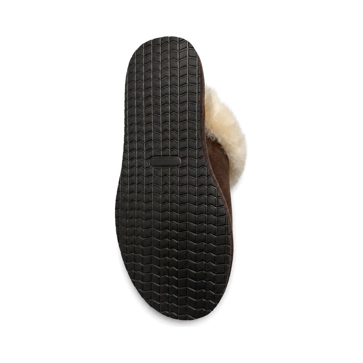 Nordic Curly Slippers | Lammfell Schokolade