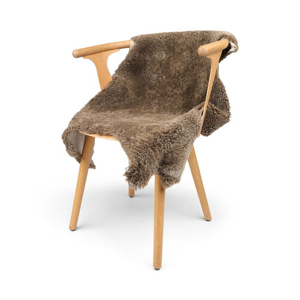 Neuseeländisches Lammfell | Naturform | Kurzhaar | 90x60 cm Taupe