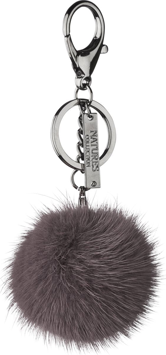 Pompon Schlüsselanhänger | Nerz Modeaccessoire | Lammfellhaus.at
