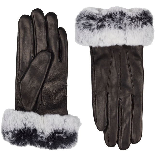 Kassandra | Lederhandschuhe | Kaninchenfell