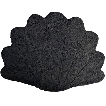 Shell Lammfell Designerteppich | Kurzhaar | Neuseeland | 210x150 cm Schwarz