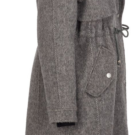 Cille Mantel | Kaschmir, Fuchs Grau/Arctic Marble