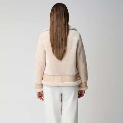 Annalon Jacke | Doubleface Beige