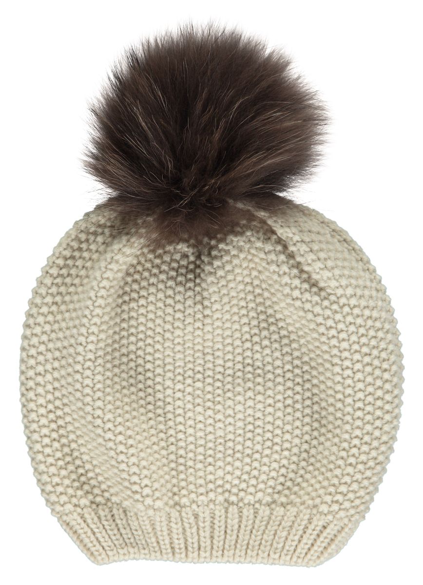 Stella Mütze | Wolle, Waschbär Modeaccessoire | Lammfellhaus.at