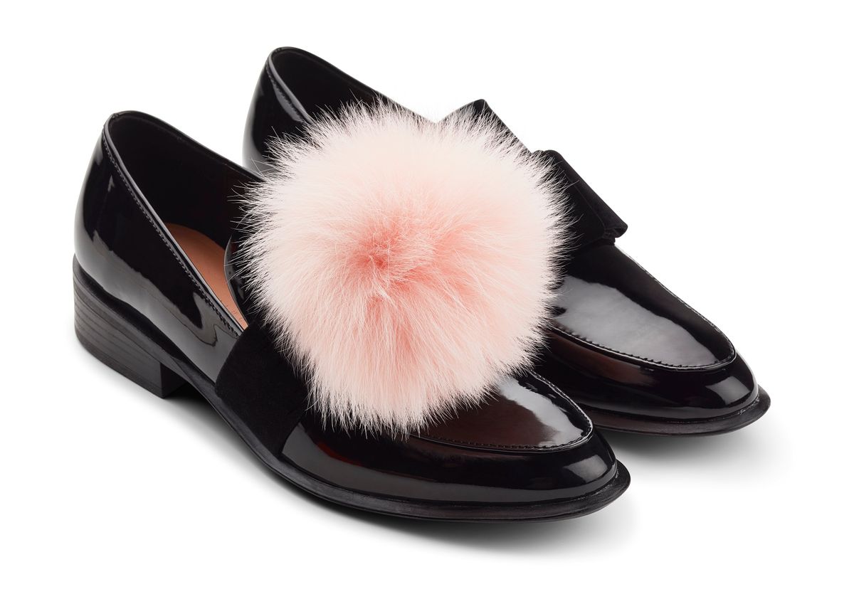 Pompon Schuhclip | Fuchs Fellschuhe | Lammfellhaus.at