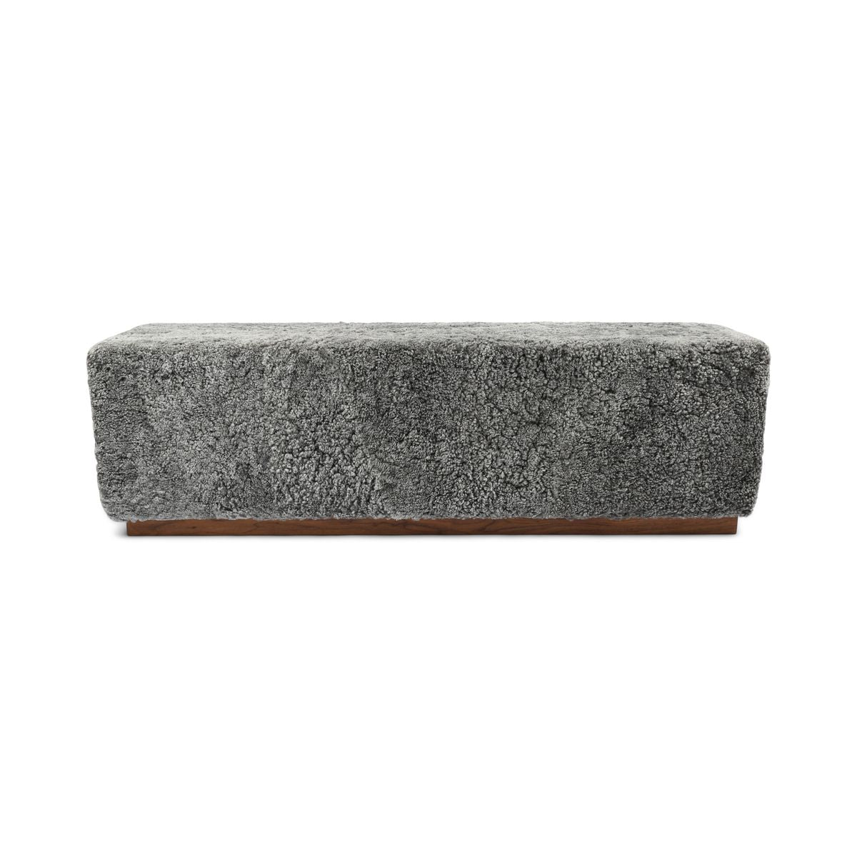 Lammfellbank Benjamin | Kurzhaar | 160x44x52 cm Bänke | Lammfellhaus.at