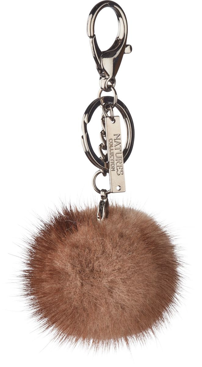Pompon Schlüsselanhänger | Nerz Modeaccessoire | Lammfellhaus.at