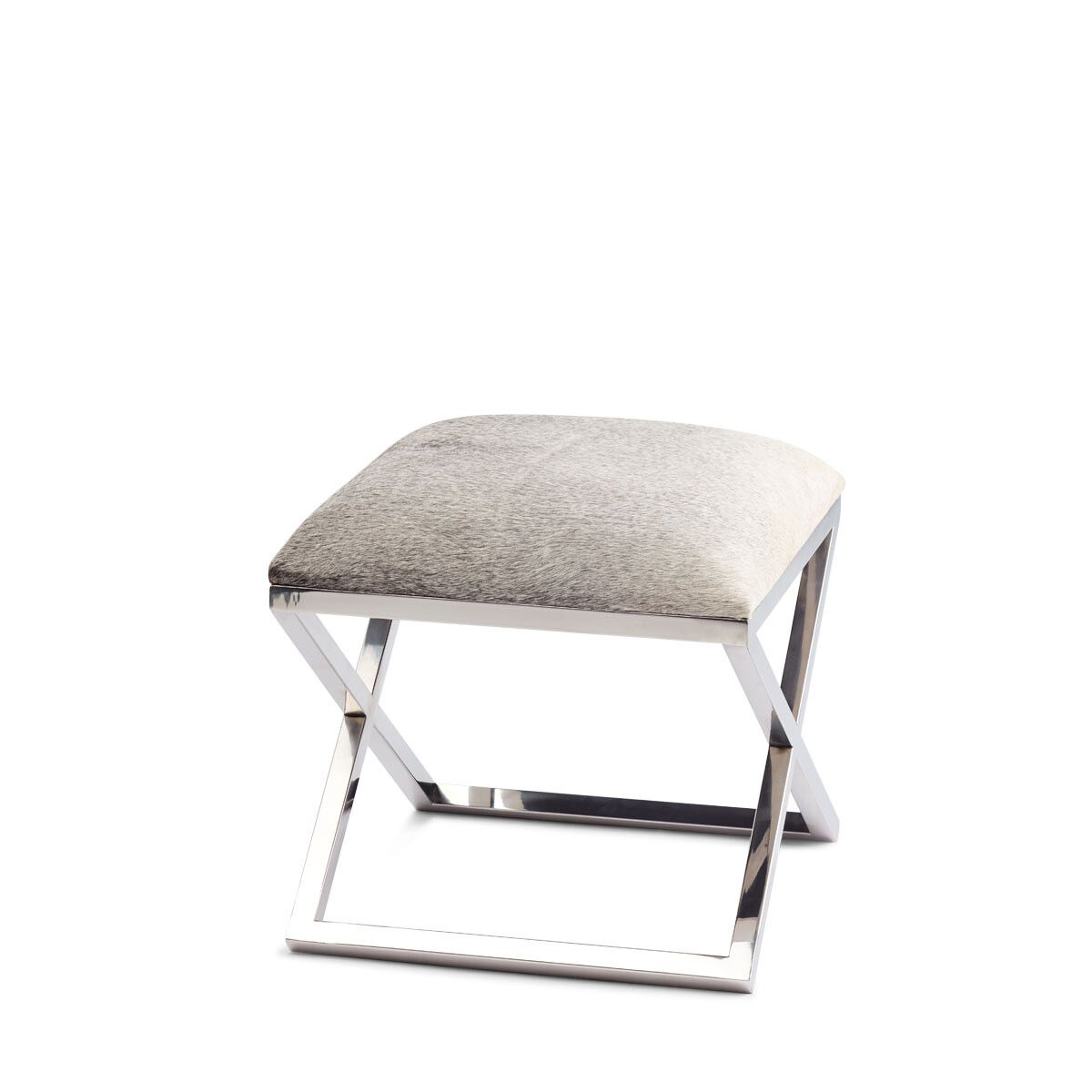 Kuhfell Hocker Premium | Brasilien | 45x45x45 cm Stühle | Lammfellhaus.at