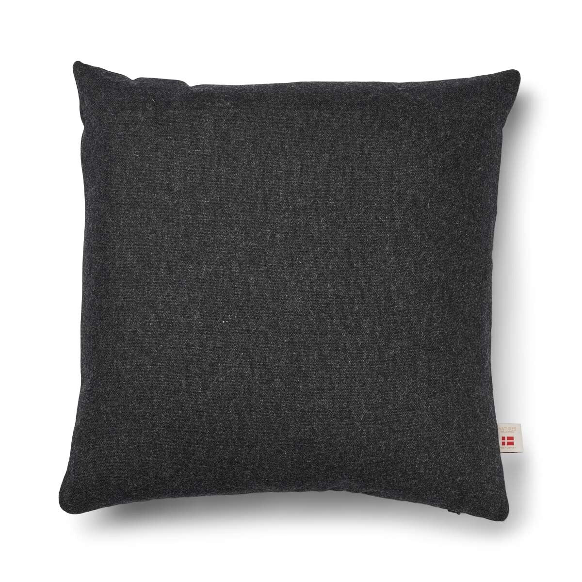 Wollkissen | 100% Wolle | 52x52 cm | 34x52 cm Kohle