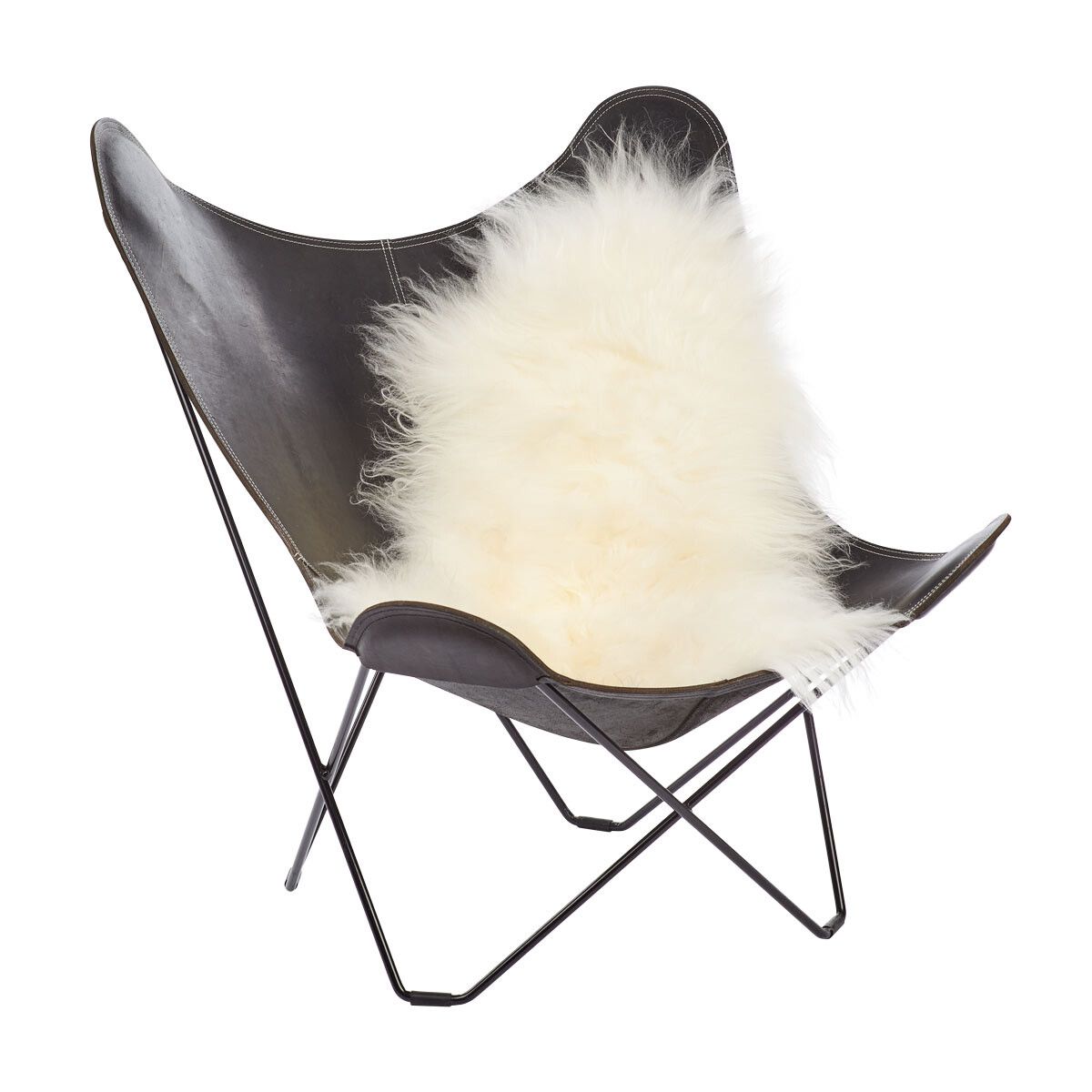 Lammfell Premium | Langhaar | Island | 90x60 cm Lammfelle | Lammfellhaus.at