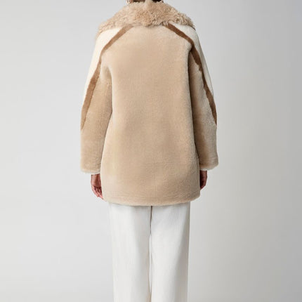 Anika Jacke | Doubleface Beige/Brun