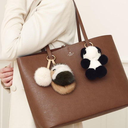 Kleiner Cronci | Nerz | Schlüsselanhänger Dunkelbraun/Palomino