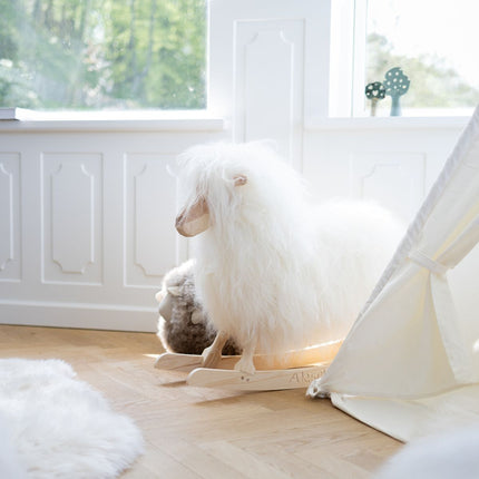 Schaukelschaf │ Povl Kjer Design | Kurzhaar | Groß Weiß