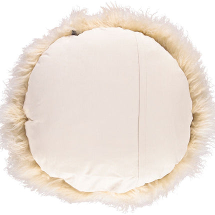 Lammfellkissen | Tibet | D38 cm | D45 cm | D62 cm Arctic Sunrise