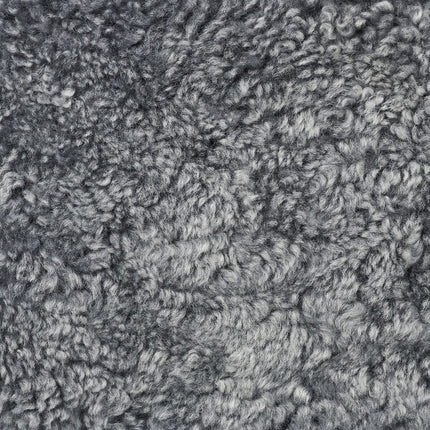 Emily Esszimmerstuhl | Premium Lammfell | Designmöbel Hellgrau