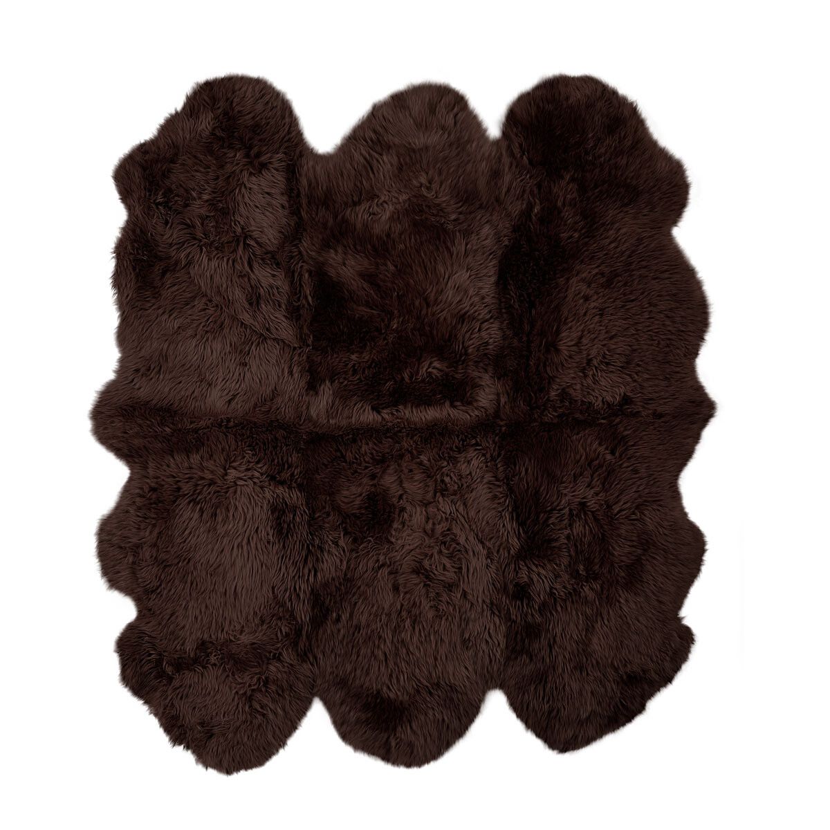 Lammfell Teppich Premium | Langhaar | Neuseeland | 180x162 cm Lammfelle | Lammfellhaus.at