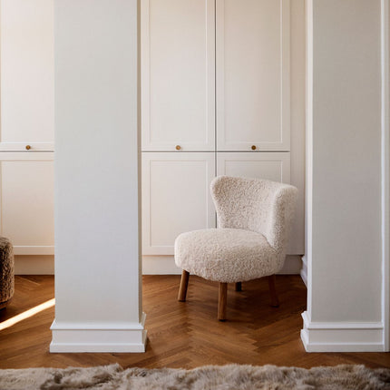 Emily Loungestuhl | Kurzhaar | Design Möbel Anthrazit