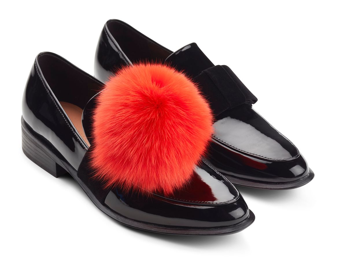 Pompon Schuhclip | Fuchs Fellschuhe | Lammfellhaus.at