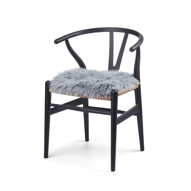 Sitzkissen Lammfell | Langhaar | Zero Waste | 35x35 cm