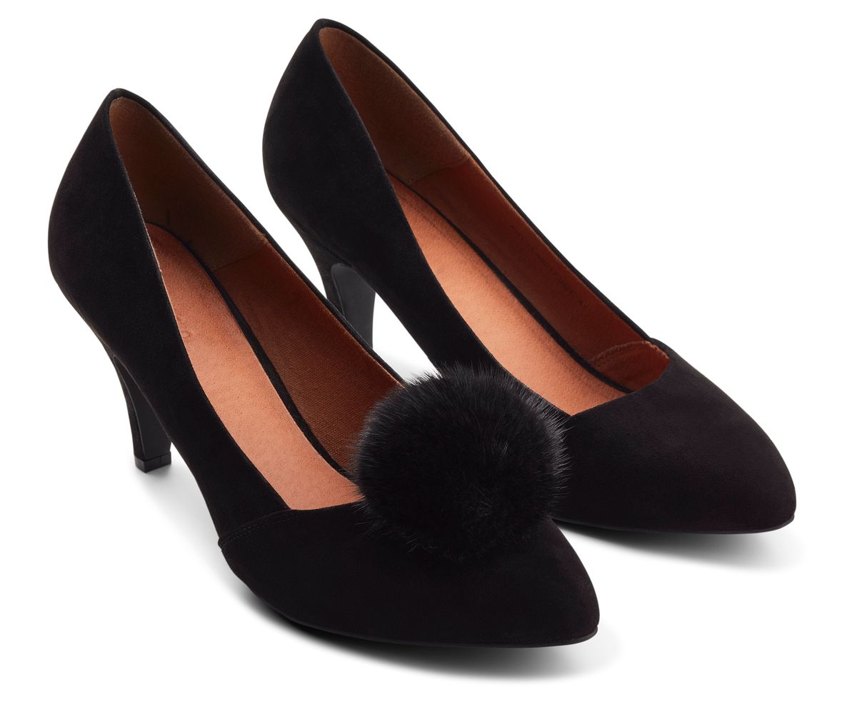 Pompon Schuhclip | Nerz Fellschuhe | Lammfellhaus.at
